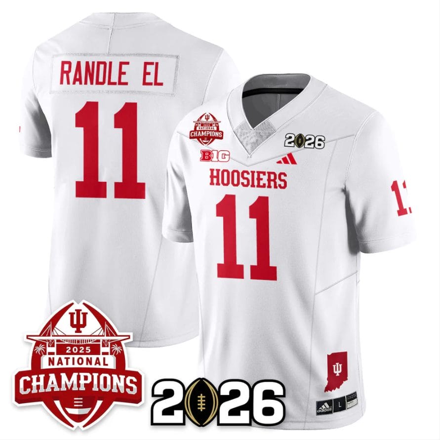 Randle El Jersey #11 Indiana Hoosiers 2025 National Champions V2 Stitched - Image 5