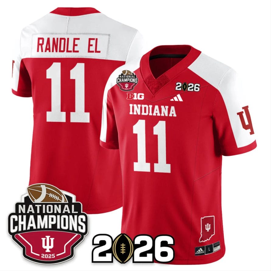 Randle El Jersey #11 Indiana Hoosiers 2025 National Champions V3 Stitched - Image 3