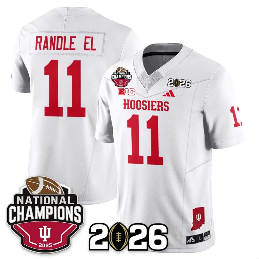 Randle El Jersey #11 Indiana Hoosiers 2025 National Champions V3 Stitched - Image 5