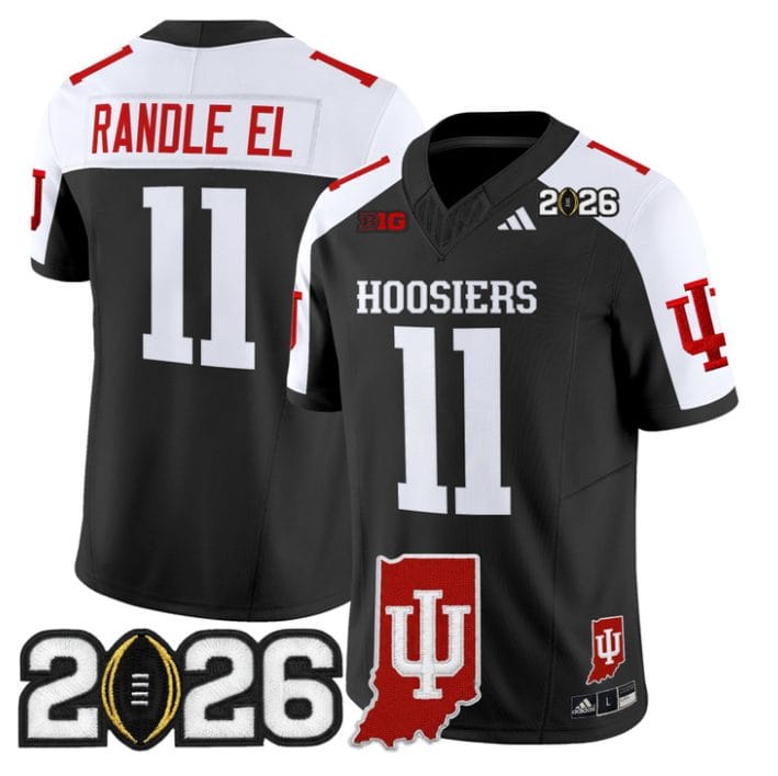 Randle El Jersey #11 Indiana Hoosiers 2026 CFP Final Indiana State Stitched