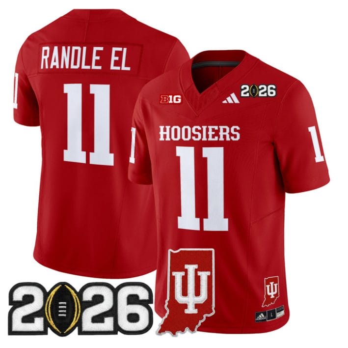 Randle El Jersey #11 Indiana Hoosiers 2026 CFP Final Indiana State Stitched - Image 3