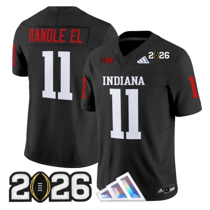 Alternative view of Randle El Jersey #11 Indiana Hoosiers 2026 CFP Final V3 Stitched