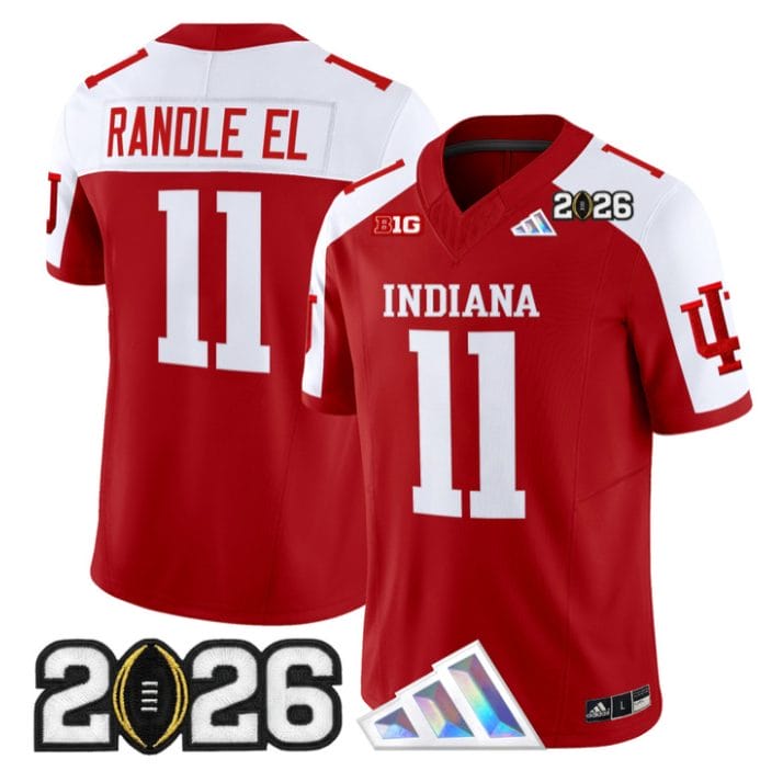 Randle El Jersey #11 Indiana Hoosiers 2026 CFP Final V3 Stitched - Image 3