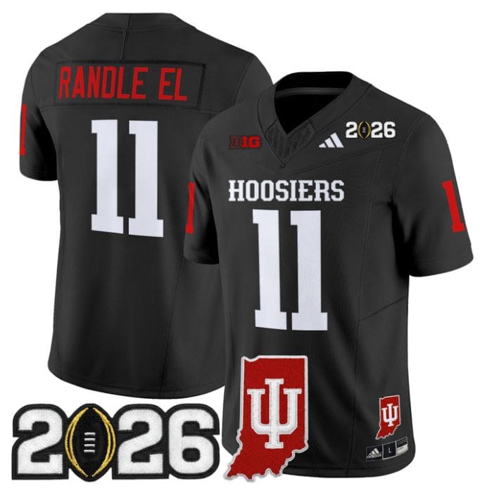 Randle El Jersey #11 Indiana Hoosiers 2026 CFP Final Indiana State Stitched - Image 5