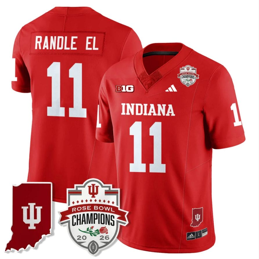Randle El Jersey #11 Indiana Hoosiers Rose Bowl Champions Stitched - Image 3