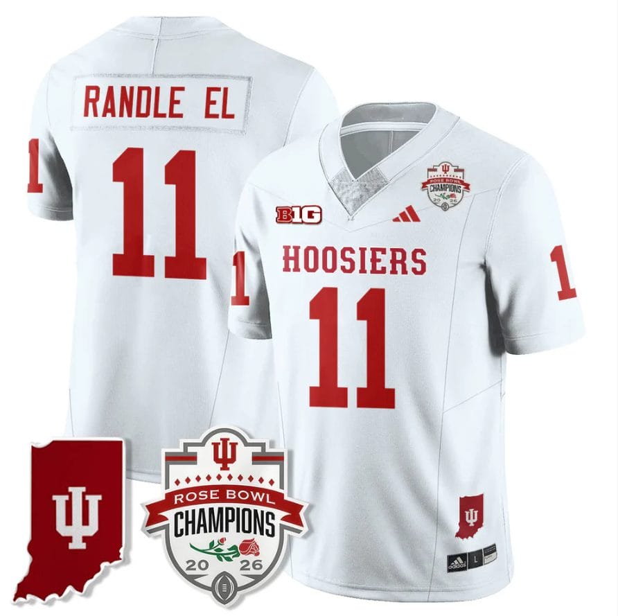 Randle El Jersey #11 Indiana Hoosiers Rose Bowl Champions Stitched - Image 4