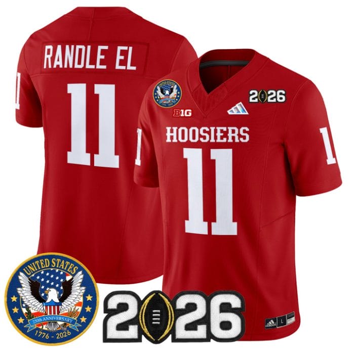 Randle El Jersey #11 Indiana Hoosiers United States 250th 2026 Stitched - Image 4