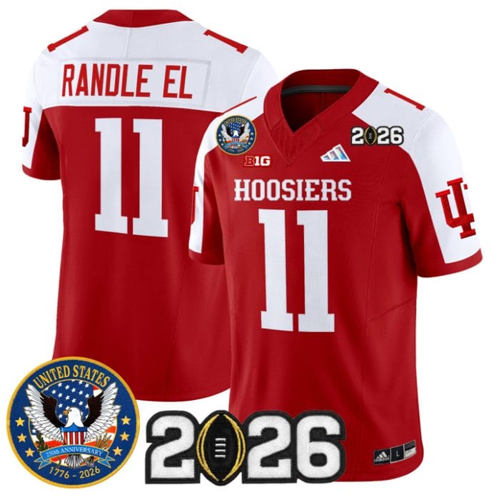 Randle El Jersey #11 Indiana Hoosiers United States 250th 2026 Stitched - Image 3