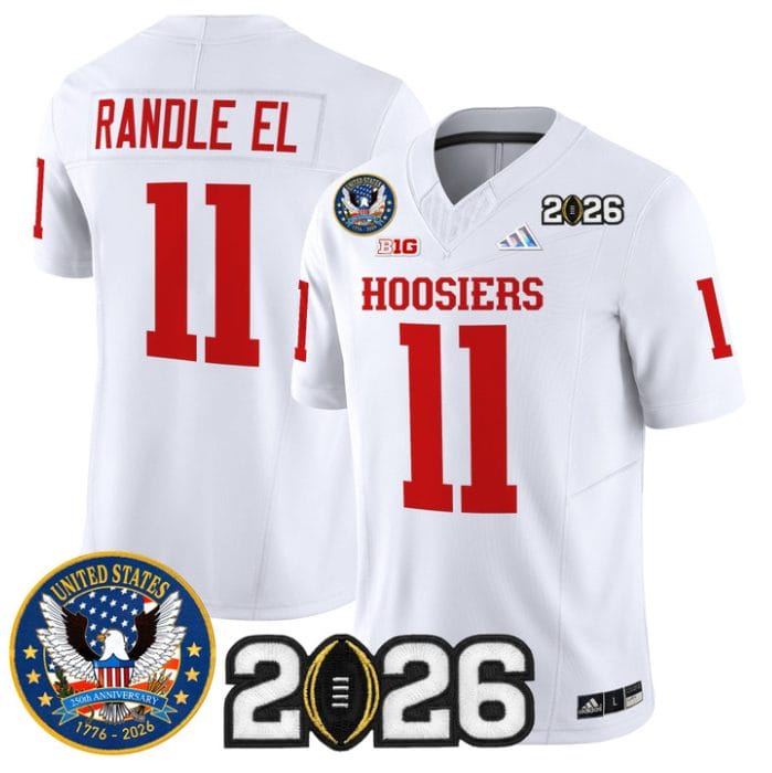 Randle El Jersey #11 Indiana Hoosiers United States 250th 2026 Stitched - Image 5