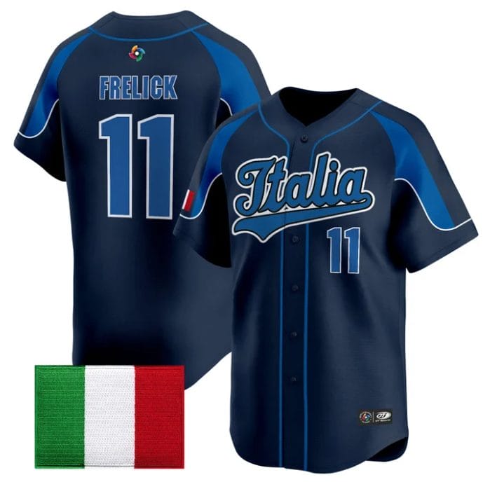 Sal Frelick Jersey #11 Team Italy 2026 World Baseball Classic Stitched
