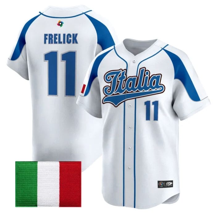 Sal Frelick Jersey #11 Team Italy 2026 World Baseball Classic Stitched - Image 3