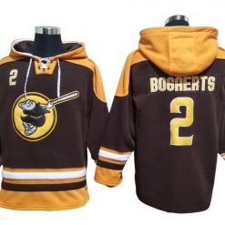 San Diego Padres #2 Xander Bogaerts Brown Pullover Hoodie