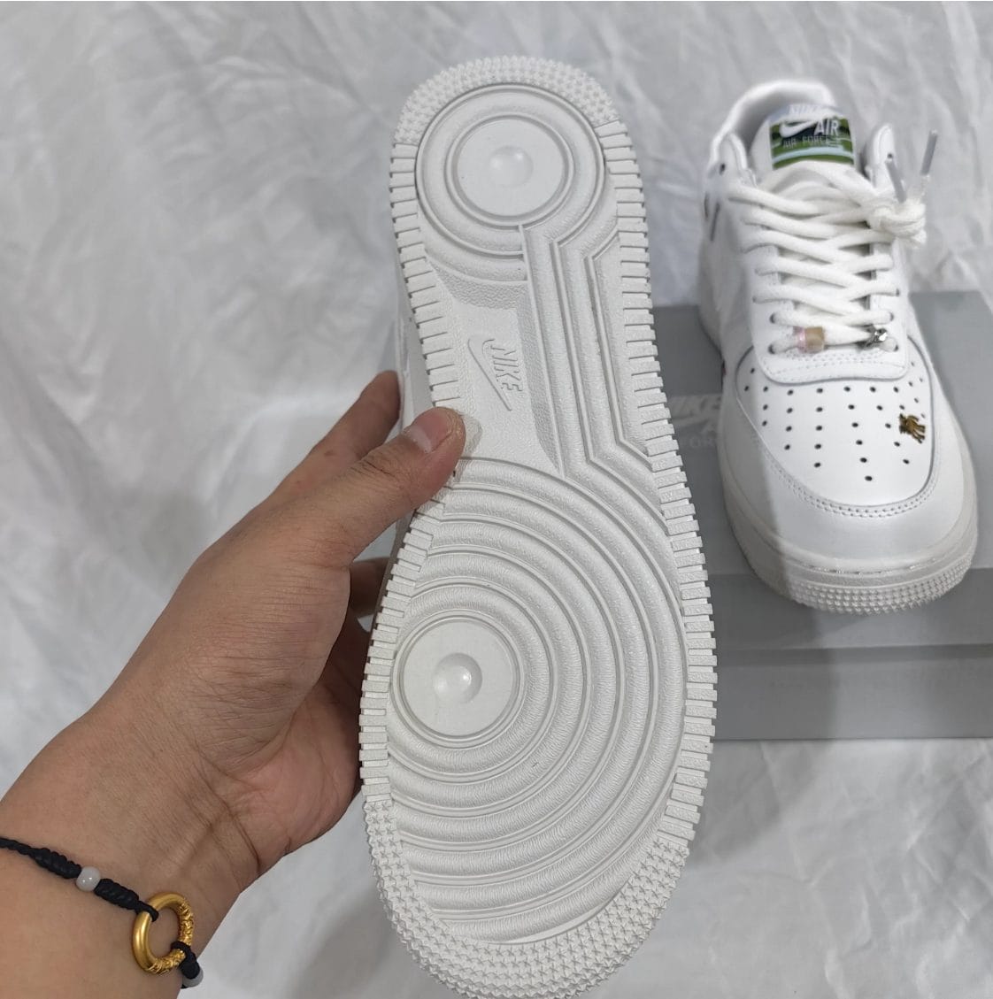 Air Force 1 Chenille Swoosh Year Of The Horse Shoes Sneaker - Image 8