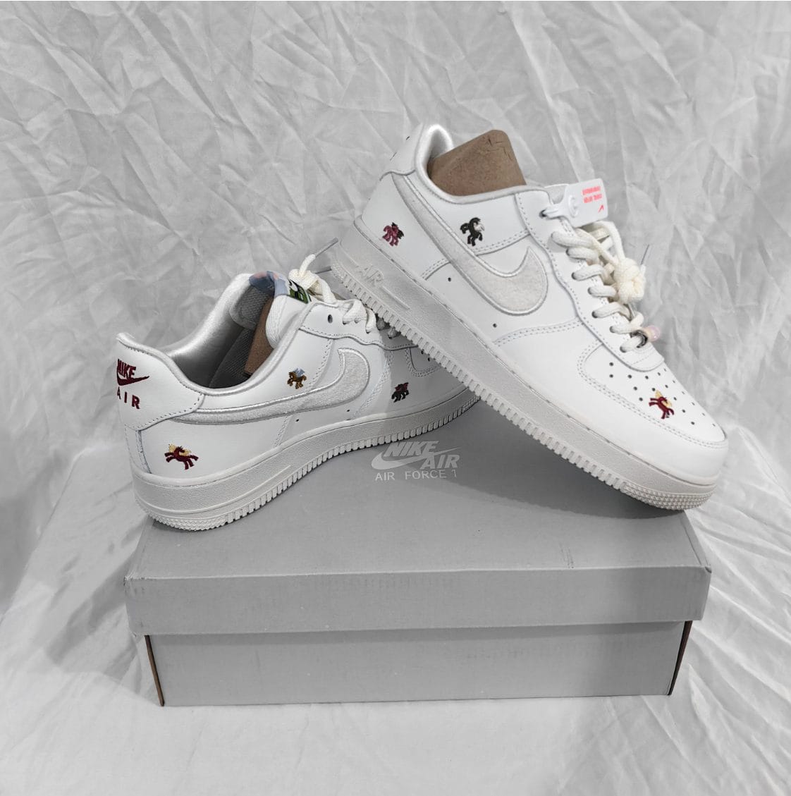 Air Force 1 Chenille Swoosh Year Of The Horse Shoes Sneaker - Image 9