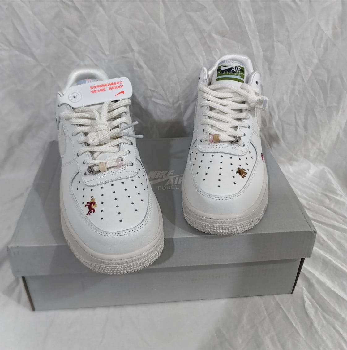 Air Force 1 Chenille Swoosh Year Of The Horse Shoes Sneaker - Image 10