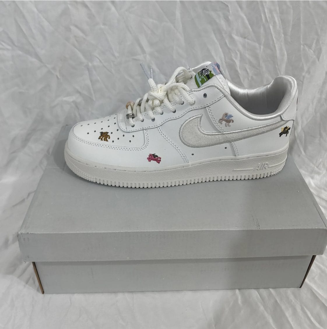 Air Force 1 Chenille Swoosh Year Of The Horse Shoes Sneaker - Image 13