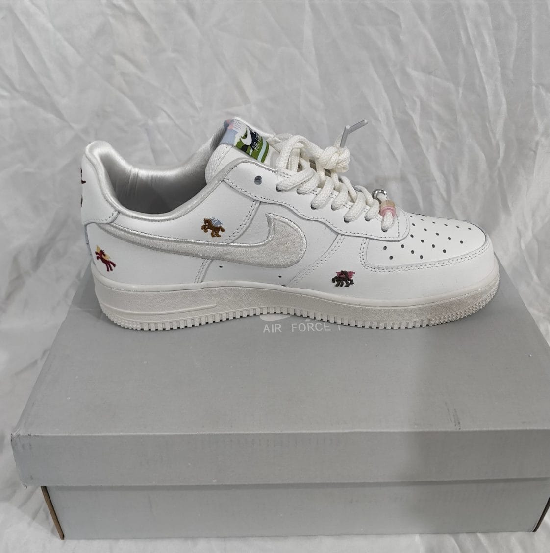 Air Force 1 Chenille Swoosh Year Of The Horse Shoes Sneaker - Image 14