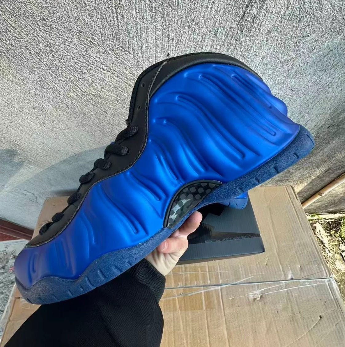 Air Foamposite Pro Hyper Cobalt Shoes Sneakers - Image 4