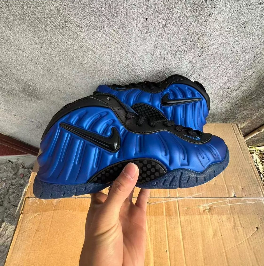 Air Foamposite Pro Hyper Cobalt Shoes Sneakers - Image 6