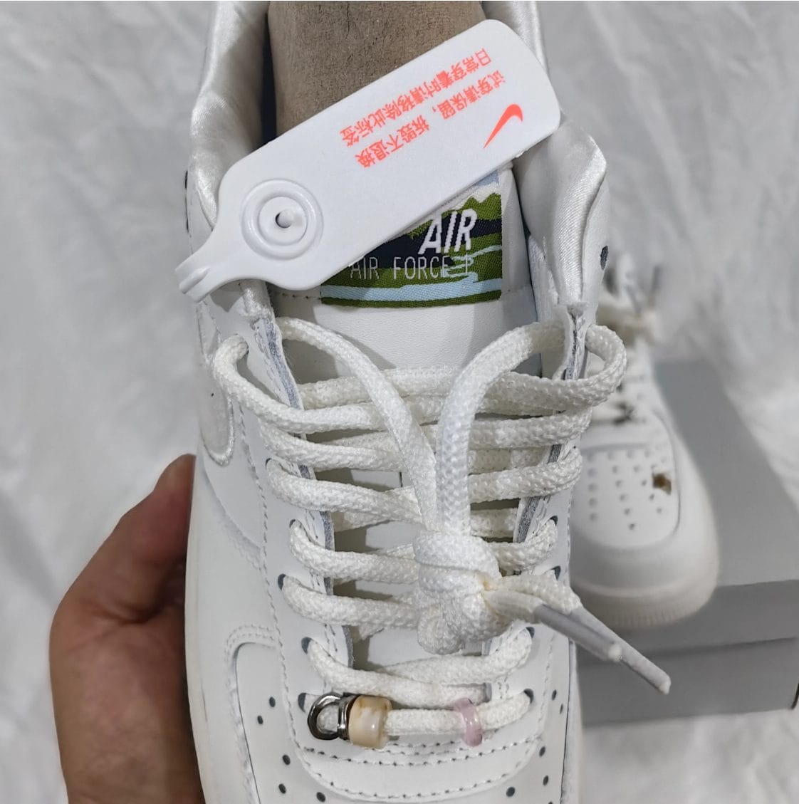 Air Force 1 Chenille Swoosh Year Of The Horse Shoes Sneaker - Image 5