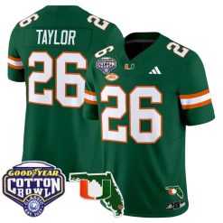 Alternative view of Sean Taylor Jersey #26 Miami Hurricanes 2025 Cotton Bowl Florida Stitched
