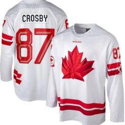 Sidney Crosby Jersey #87 Team Canada Hockey 2026 Winter Olympics Stitched White