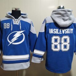 Tampa Bay Lightning #88 Andrei Vasilevskiy Pullover Hoodie