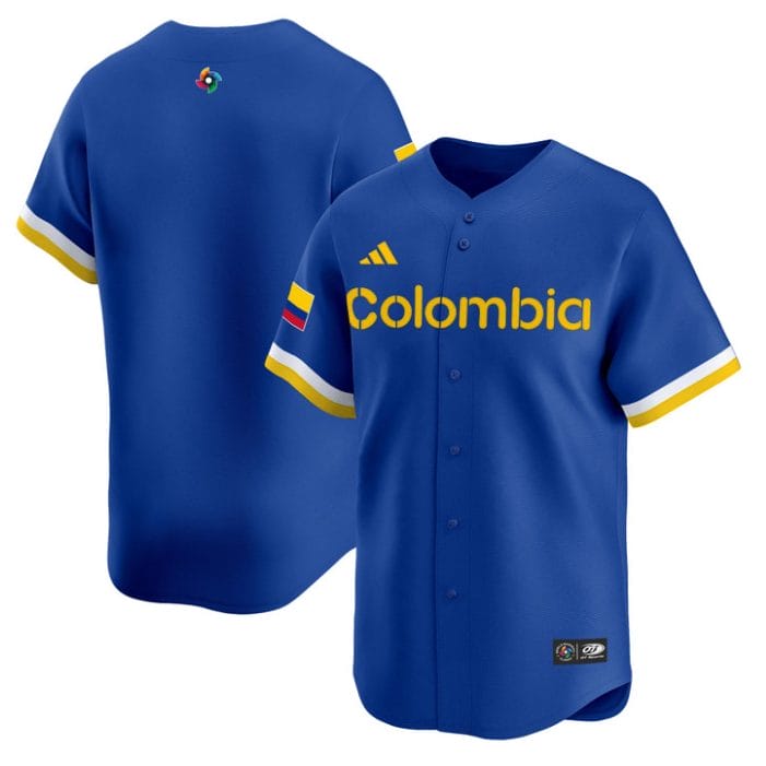 Team Jersey Blank Colombia 2026 World Baseball Classic Vapor Stitched