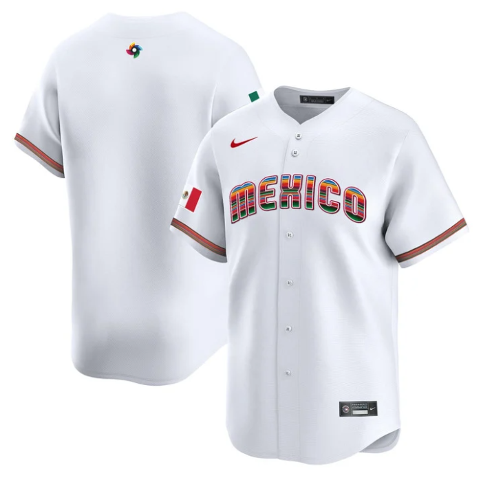 Team Jersey Blank Mexico 2026 World Baseball Serape Edition Stitched - Image 5