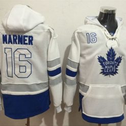 Toronto Maple Leafs #16 Mitchell Marner Pullover Hoodie White