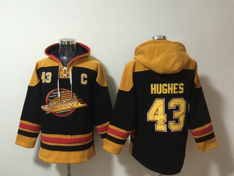 Vancouver Canucks #43 Quinn Hughes Pullover Hoodie