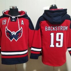 Washington Capitals #19 Nicklas Backstrom Pullover Hoodie