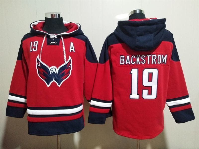 Washington Capitals #19 Nicklas Backstrom Pullover Hoodie