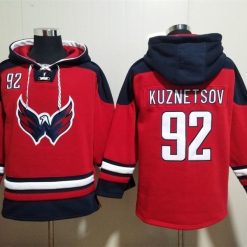 Washington Capitals #92 Evgeny Kuznetsov Pullover Hoodie