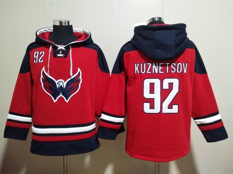 Washington Capitals #92 Evgeny Kuznetsov Pullover Hoodie