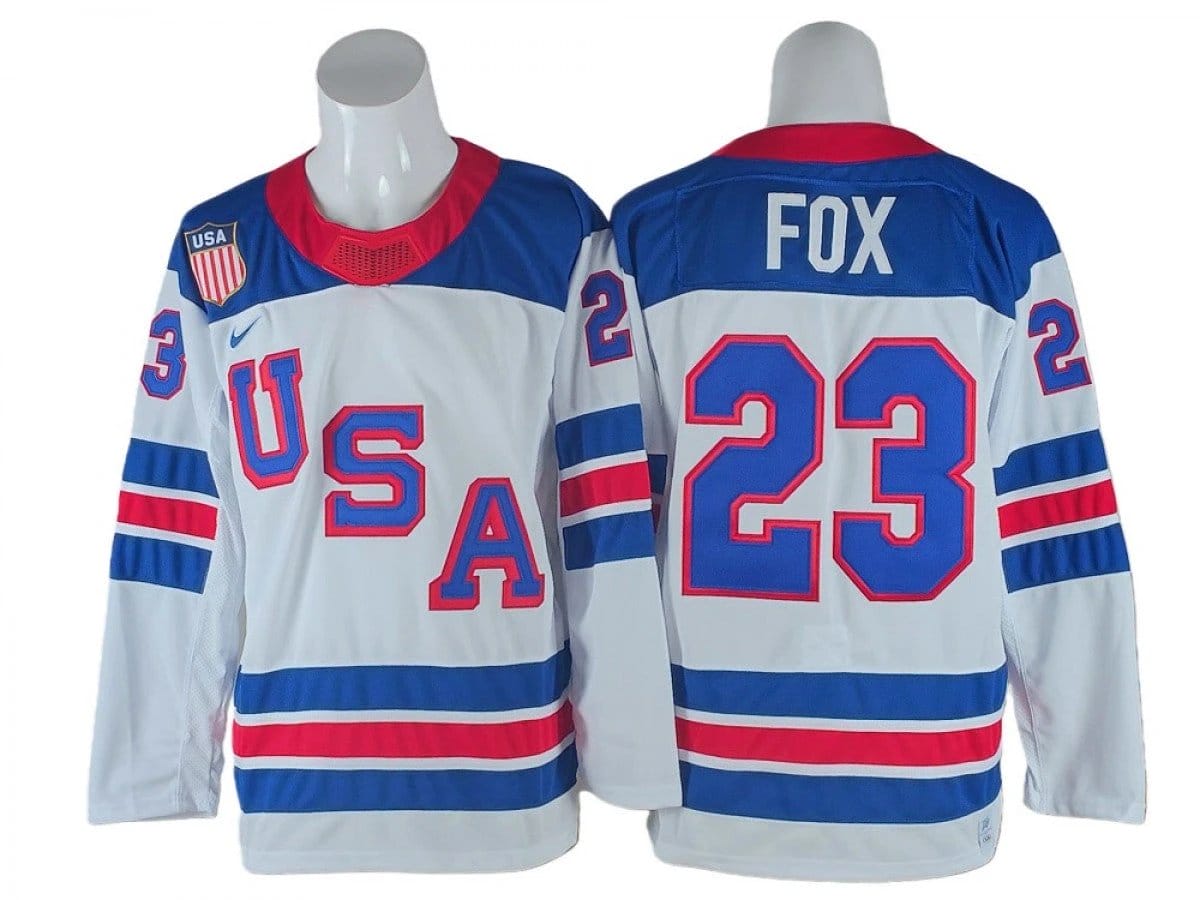 Adam Fox Jersey #23 Winter Olympics Team USA 2026 Hockey Stitched by Hockey David