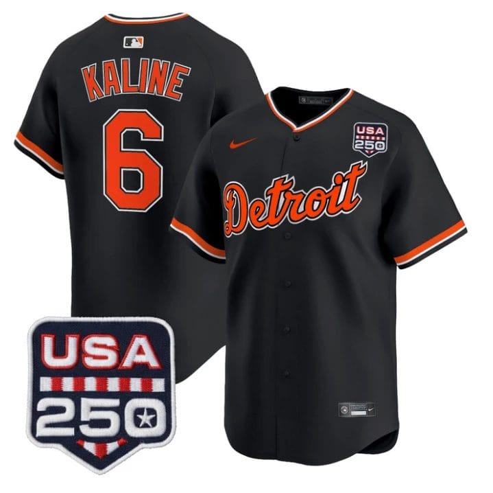 Al Kaline Jersey #6 Detroit Tigers 2026 Alternate Limited Stitched by My Store