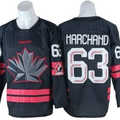 Brad Marchand Jersey #63 Winter Olympics Team Canada 2026 Stitched by Hockey David