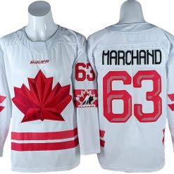 Brad Marchand Jersey #63 Winter Olympics Team Canada 2026 Stitched by Hockey David