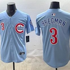 Chicago Cubs #3 Alex Bregman Blue 2024 25 2nd Alternate Limited Stitched by My Store
