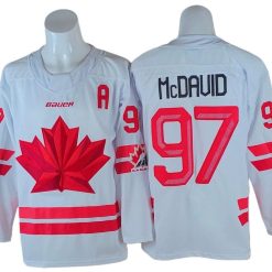 Connor McDavid Jersey #97 Winter Olympics Team Canada 2026 Hockey Stitched by Hockey David