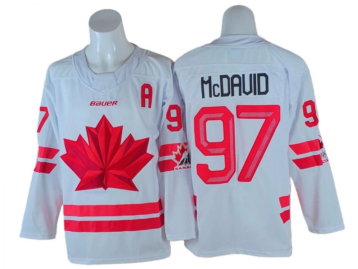 Connor McDavid Jersey #97 Winter Olympics Team Canada 2026 Hockey Stitched by Hockey David