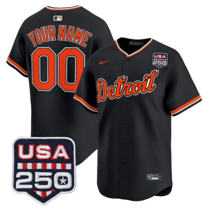 Custom Detroit Tigers Jersey 2026 Alternate Vapor Premier Limited Stitched by My Store
