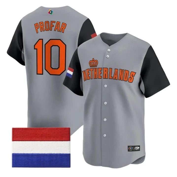 Jurickson Profar Jersey #10 Team Netherlands 2026 World Baseball by My Store
