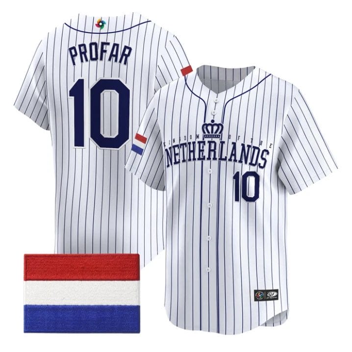 Jurickson Profar Jersey #10 Team Netherlands 2026 World Baseball by My Store