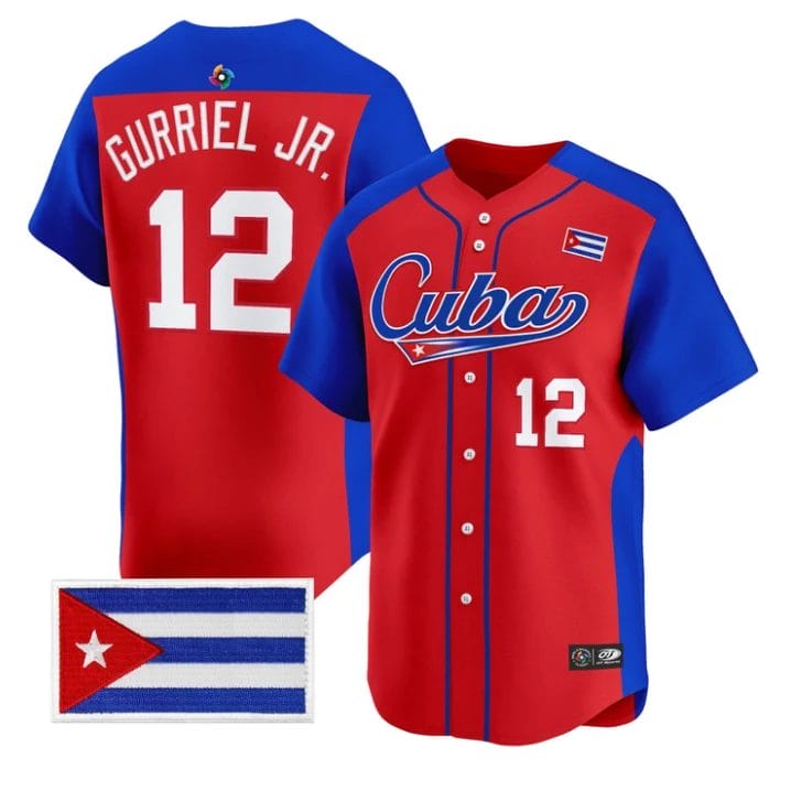Lourdes Gurriel Jr Jersey #12 Team Cuba 2026 World Baseball Stitched by My Store