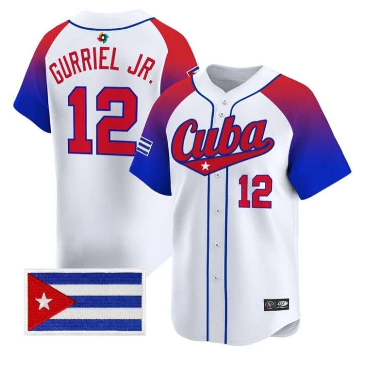 Lourdes Gurriel Jr Jersey #12 Team Cuba 2026 World Baseball Stitched by My Store