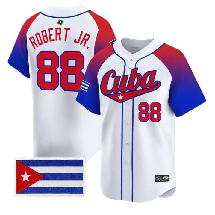 Luis Robert Jr Jersey #88 Team Cuba 2026 World Baseball Roster Stitched by My Store