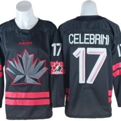 Macklin Celebrini Jersey #17 Winter Olympics Team Canada 2026 Stitched by Hockey David