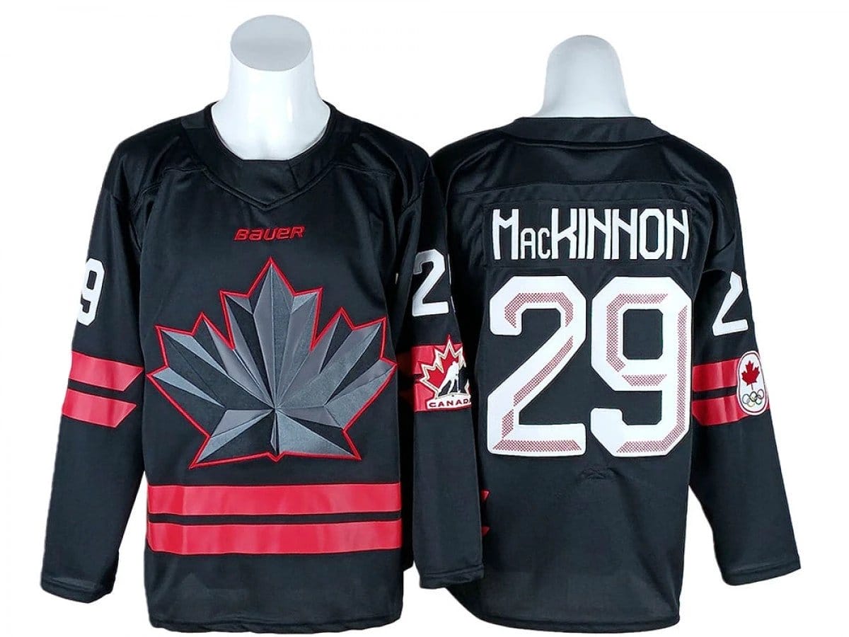 Nathan MacKinnon Jersey #29 Winter Olympics Team Canada 2026 Stitched by Hockey David